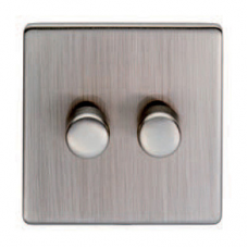 2 G 400w Dimmer Swt / Blk Nkl / Blk